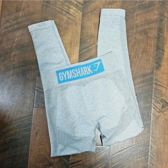 Gymshark flex high waisted light heather grey leggings small - Picture 9 of 13